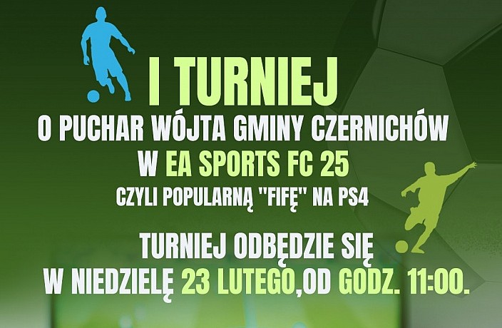 I Turniej EA Sports FC 25 o Puchar Wójta Gminy Czernichów