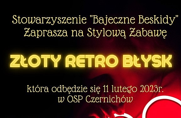 Złoty Retro Błysk