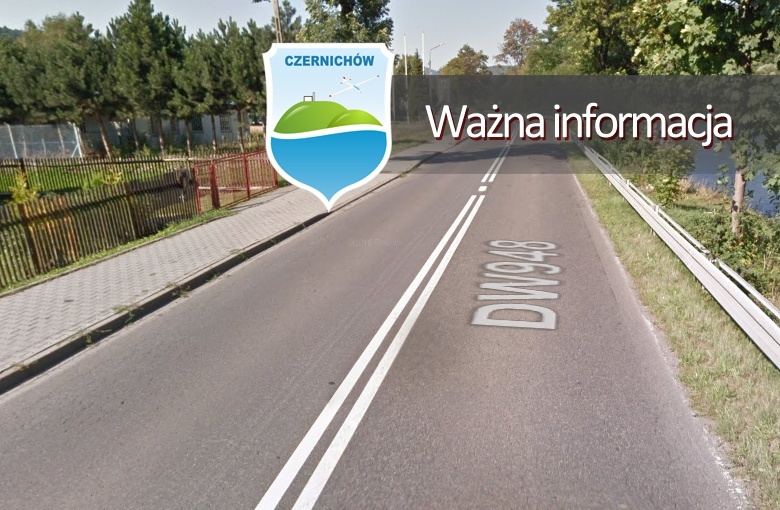 UWAGA - całkowite zamknięcie drogi wojewódzkiej DW 948