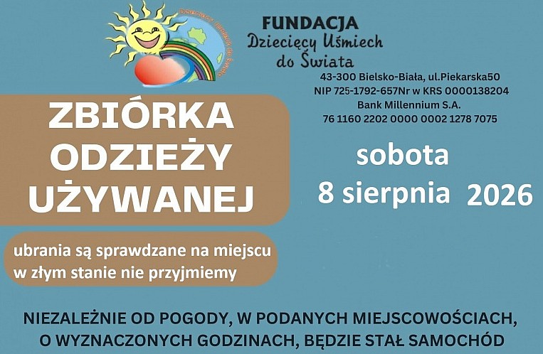 Zbiórka odzieży używanej