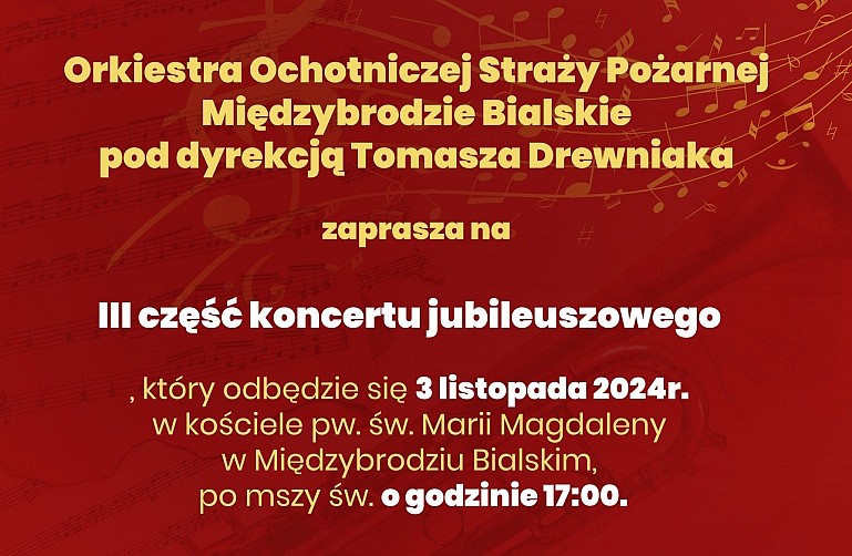 Koncert Orkiestry Dętej OSP Międzybrodzie Bialskie