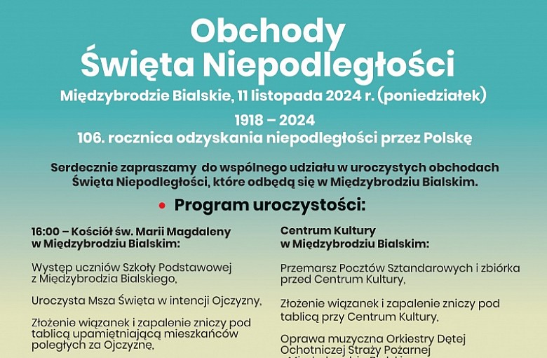 Obchody Święta Niepodległości w Gminie Czernichów