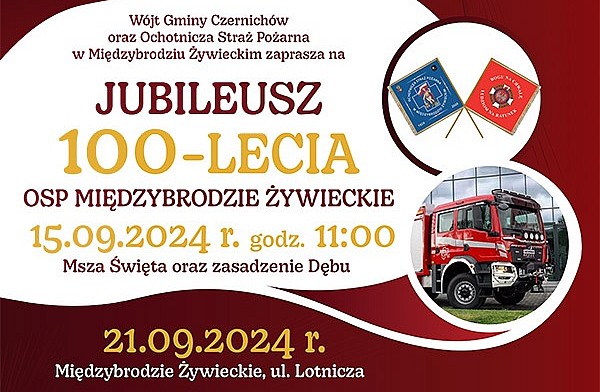 100-lecia OSP Międzybrodzie Żywieckie