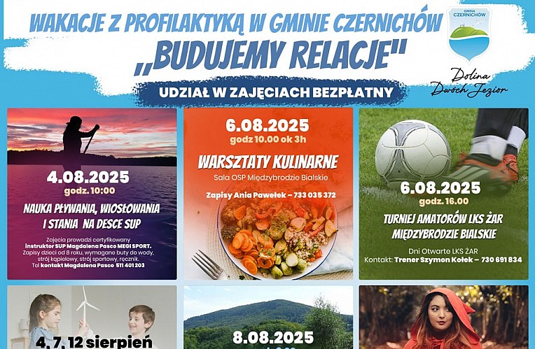 Wakacje z profilaktyką w naszej gminie – budujemy relacje!